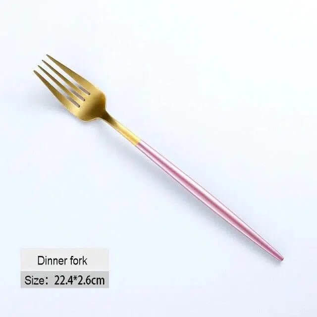 Pink & Gold Cutlery Set – alternate view 10