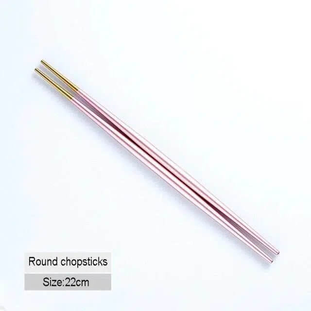 Pink & Gold Cutlery Set – alternate view 13
