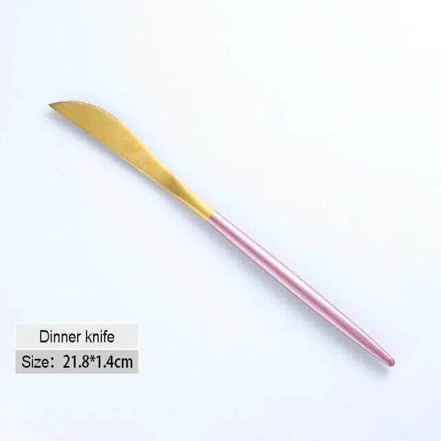 Pink & Gold Cutlery Set – alternate view 12