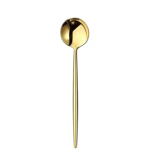 Polished Gold Cutlery Set – alternate view 4