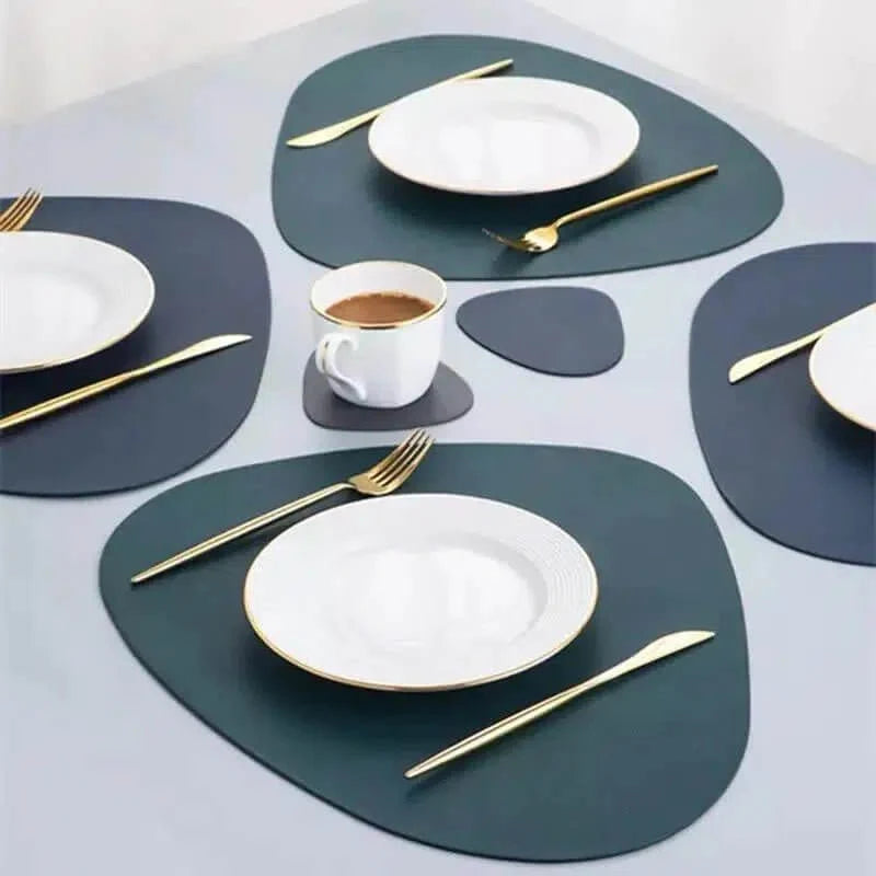 PU Leather Table Mats & Coasters