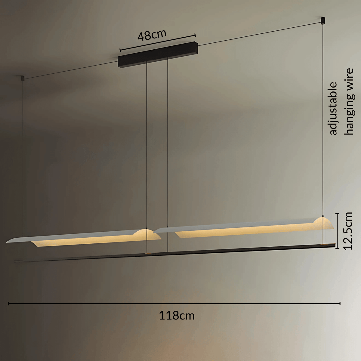 Selene Linear Pendant Light – alternate view 13