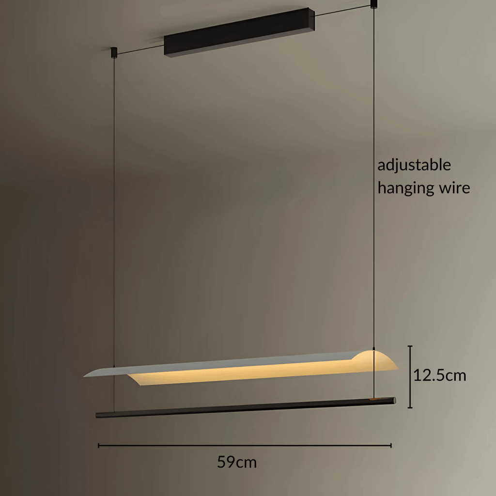 Selene Linear Pendant Light – alternate view 9