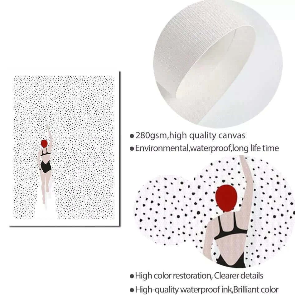 Swimmer Print – alternate view 4