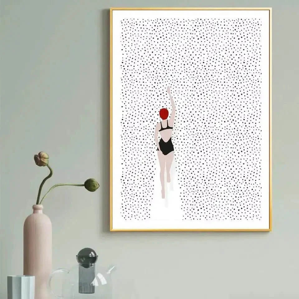 Swimmer Print – alternate view 3