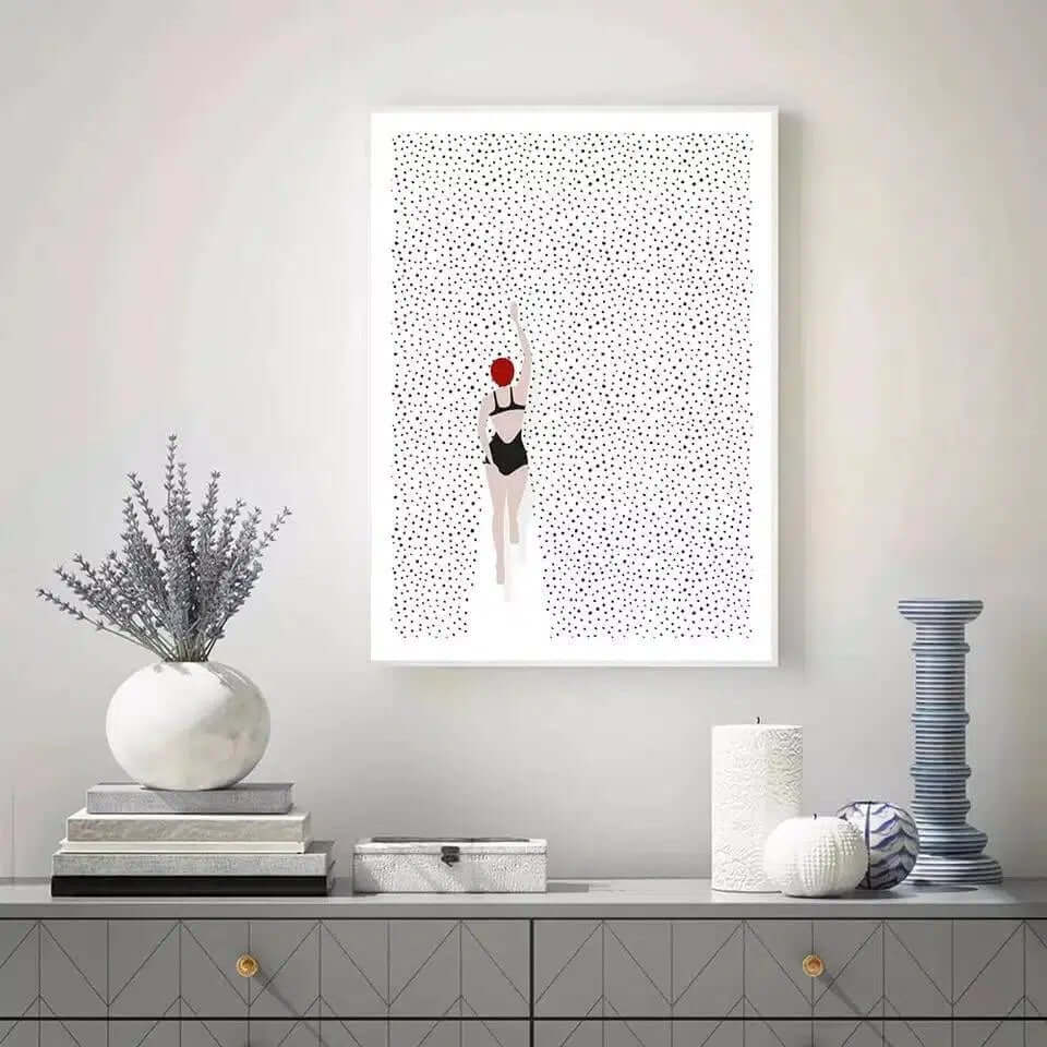 Swimmer Print – alternate view 2