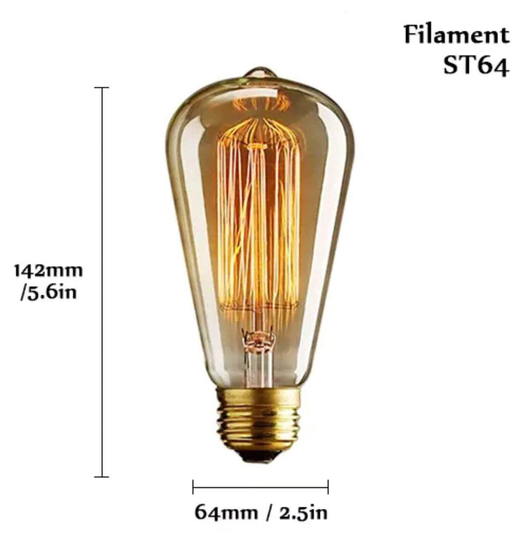 Vintage E27 Filament Light Bulbs – alternate view 2