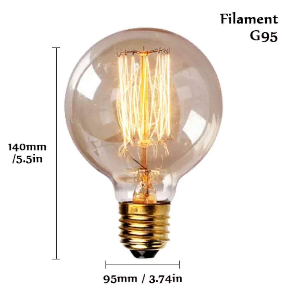Vintage E27 Filament Light Bulbs – alternate view 4